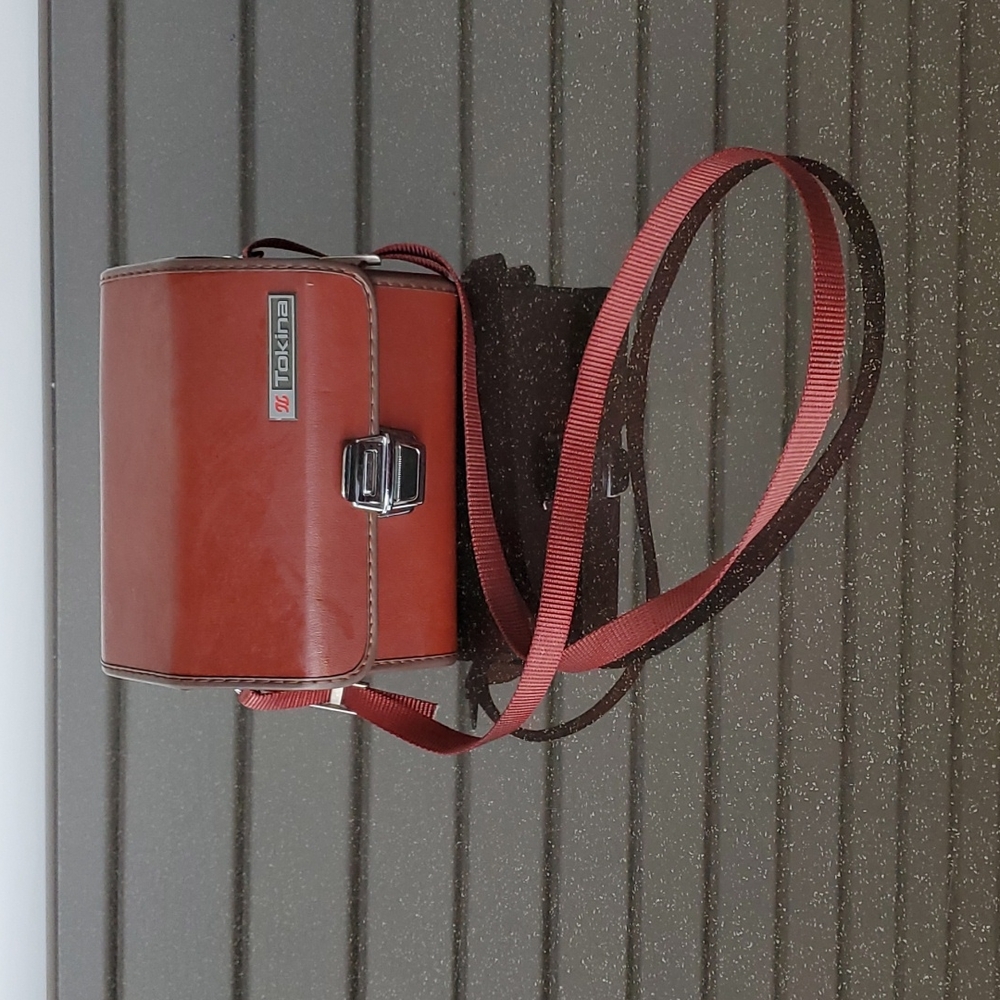 Vintage Tokina Camera Lens Case Bag Upcycled Purse